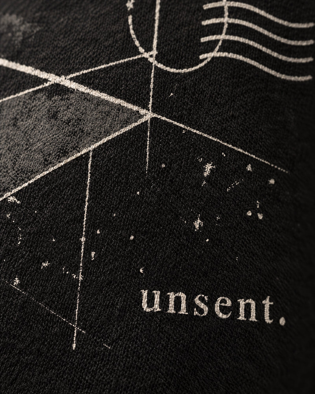 unsent. long sleeve — off black
