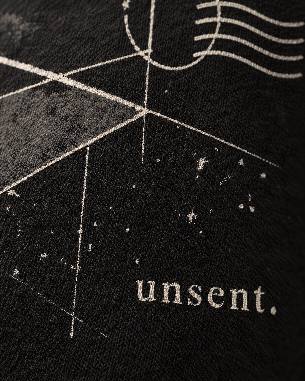 unsent. long sleeve — off black