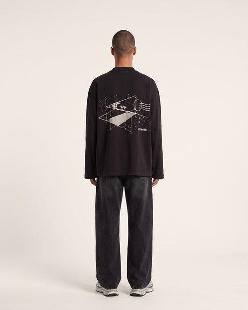 unsent. long sleeve — off black
